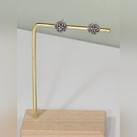 NEW Sterling Silver - WTS WATSON Sand Dollar Sea Shell Stud Earrings - Picture 9 of 11